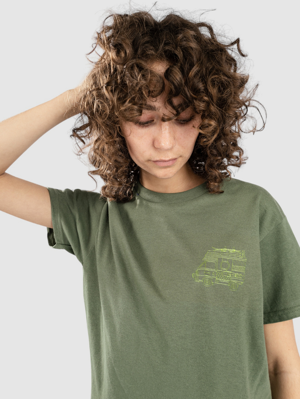 Autumn Headwear Home T-Shirt army green