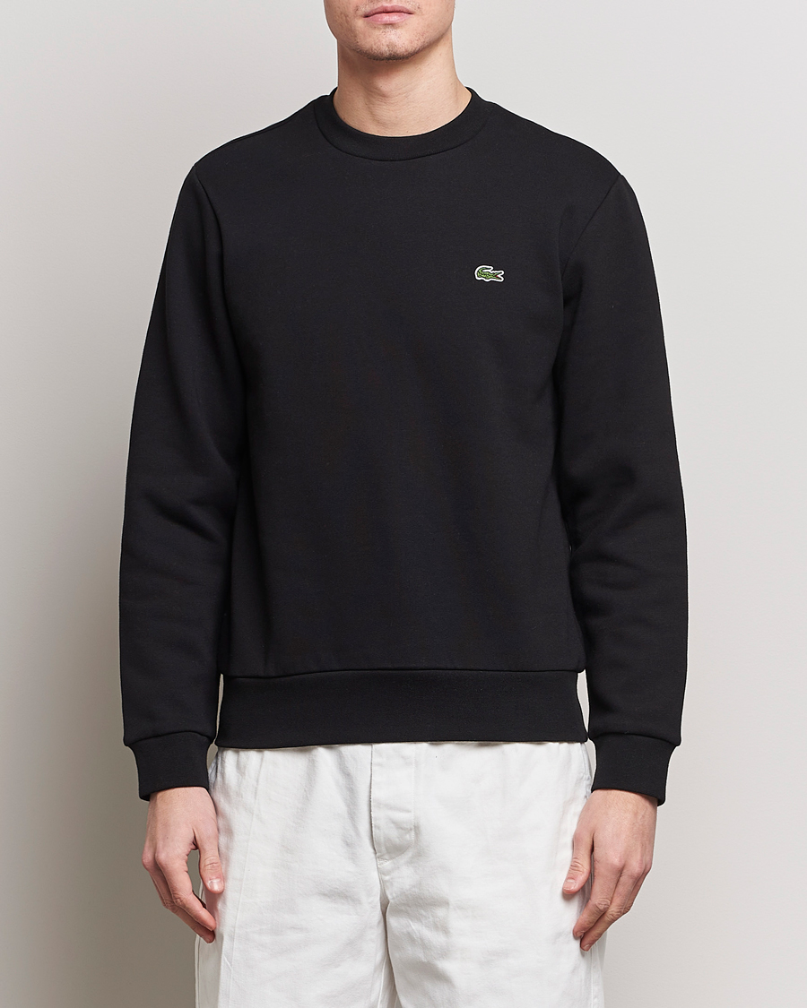 Lacoste Crew Neck Sweatshirt Black
