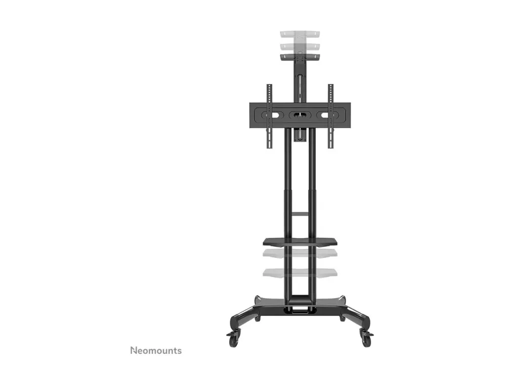 Neomounts NM-M1700 - Vogn med hjul - for LCD display - sort - skærmstørrelse: 32