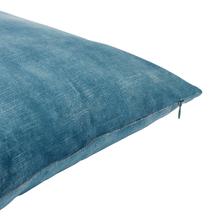 Coussin uni 45 x 45 cm GoodHome bleu