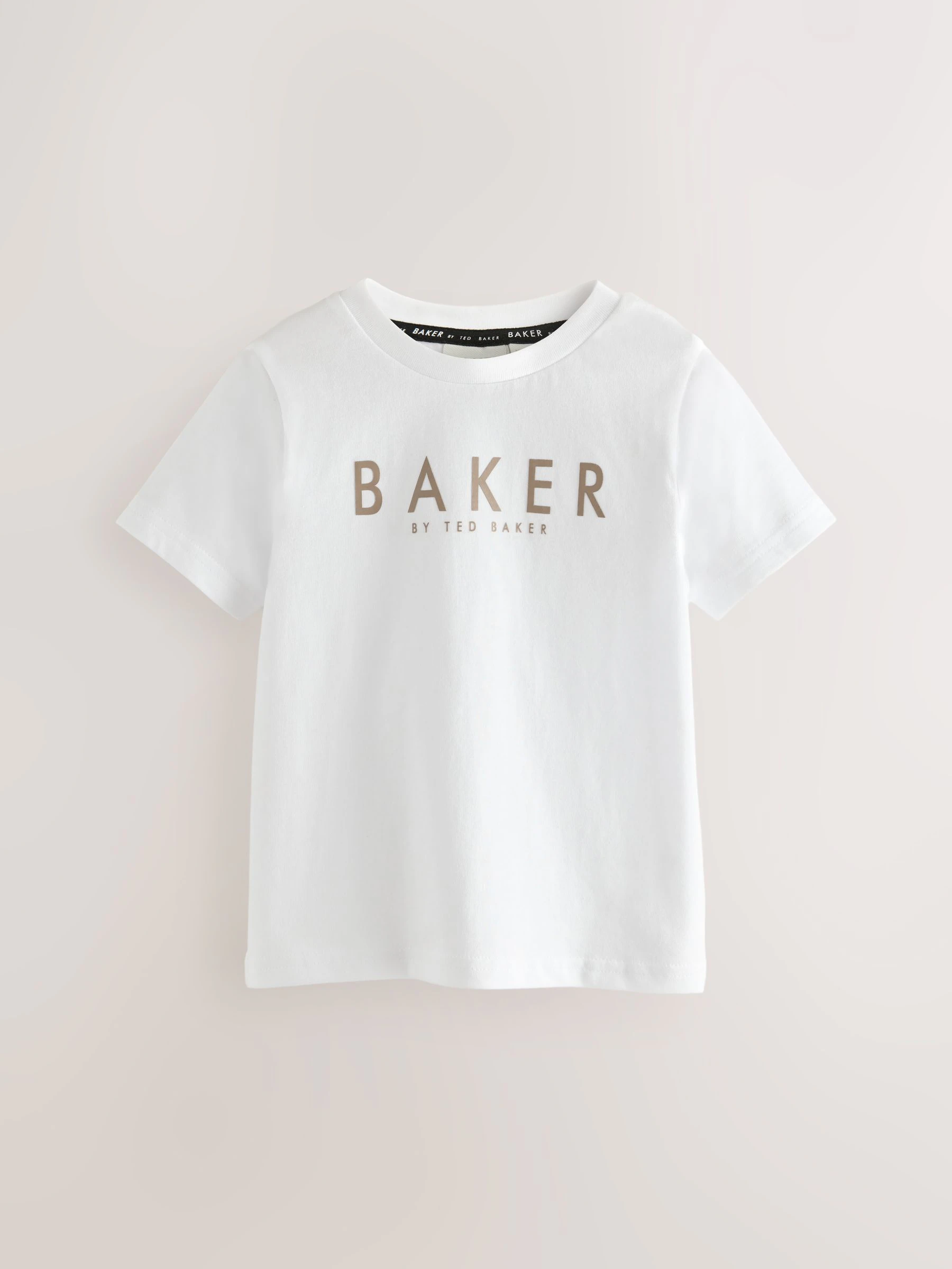 Baker by Ted Baker Stone Varsity Jacket T-Shirt and Joggers 3 Piece Set