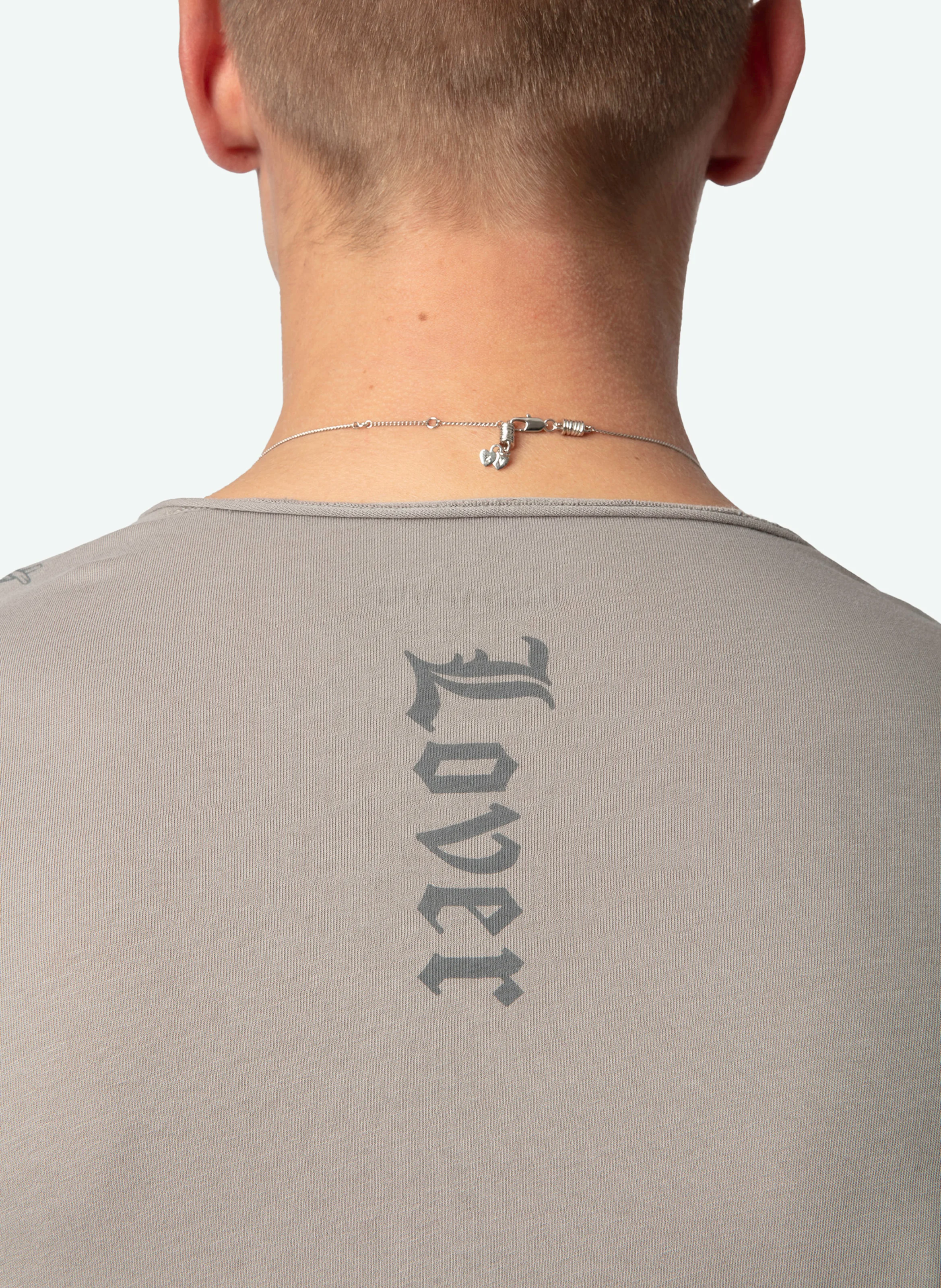 MONASTIR - Tee-shirt tunisien imprimé en coton bio | Gris