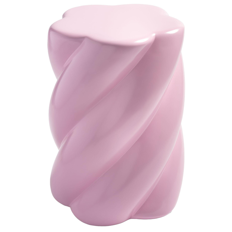 &klevering Marshmallow kruk Ø33x45 Pink