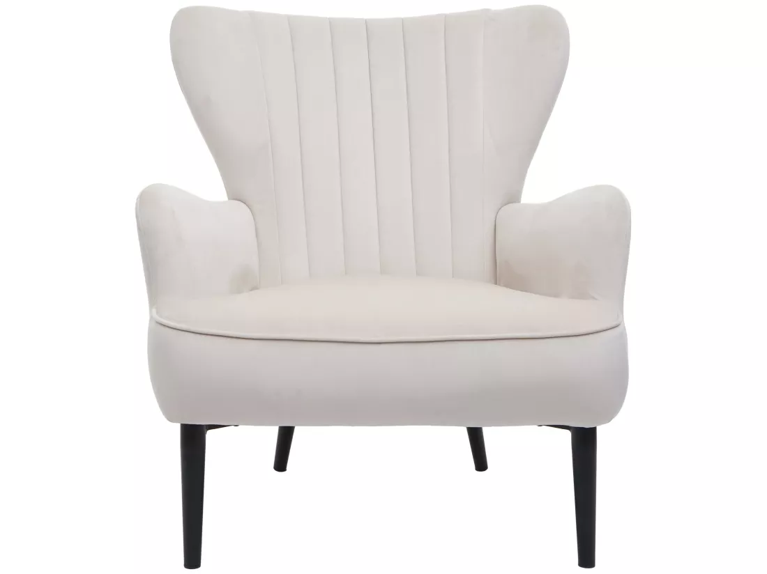 Fauteuil de salon MCW-K37, crème - beige