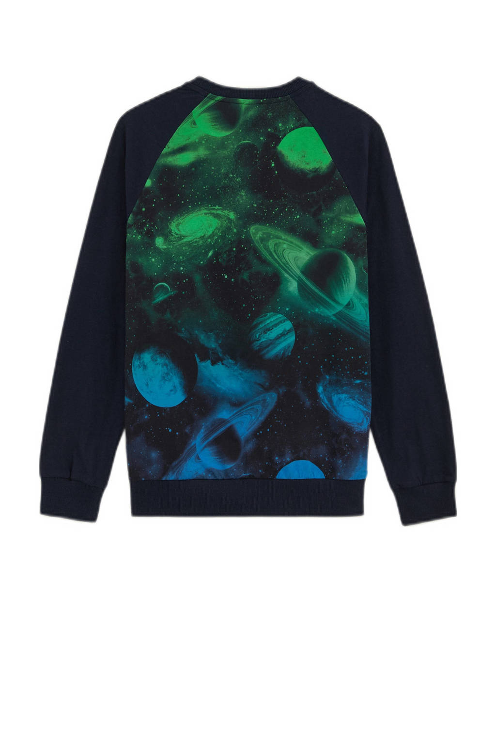 WE Fashion sweater donkerblauw