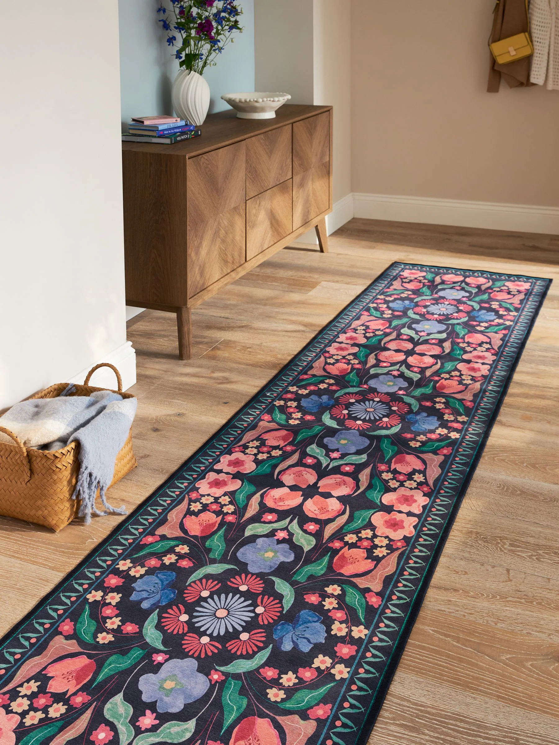 Bettie loper met bloemenprint