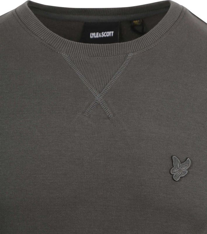 Lyle & Scott Sweater Antraciet - Heren - Sweaters