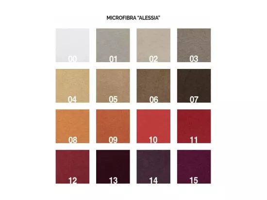 Lit escamotable vertical noyer avec canapé tissu Bounto 140x190 de tissu-Couleur Microfibre 00