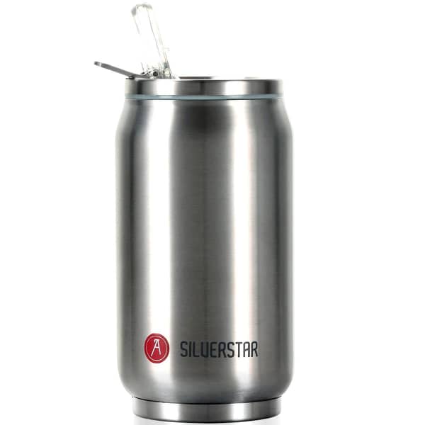 Bouteille isotherme LES ARTISTES PARIS LES ARTISTES PARIS PULL CAN'IT ISOTHERM 280ML METAL ARGENT BRIL/SILVERSTAR 19 METAL ARGENT BRIL/SILVERSTAR