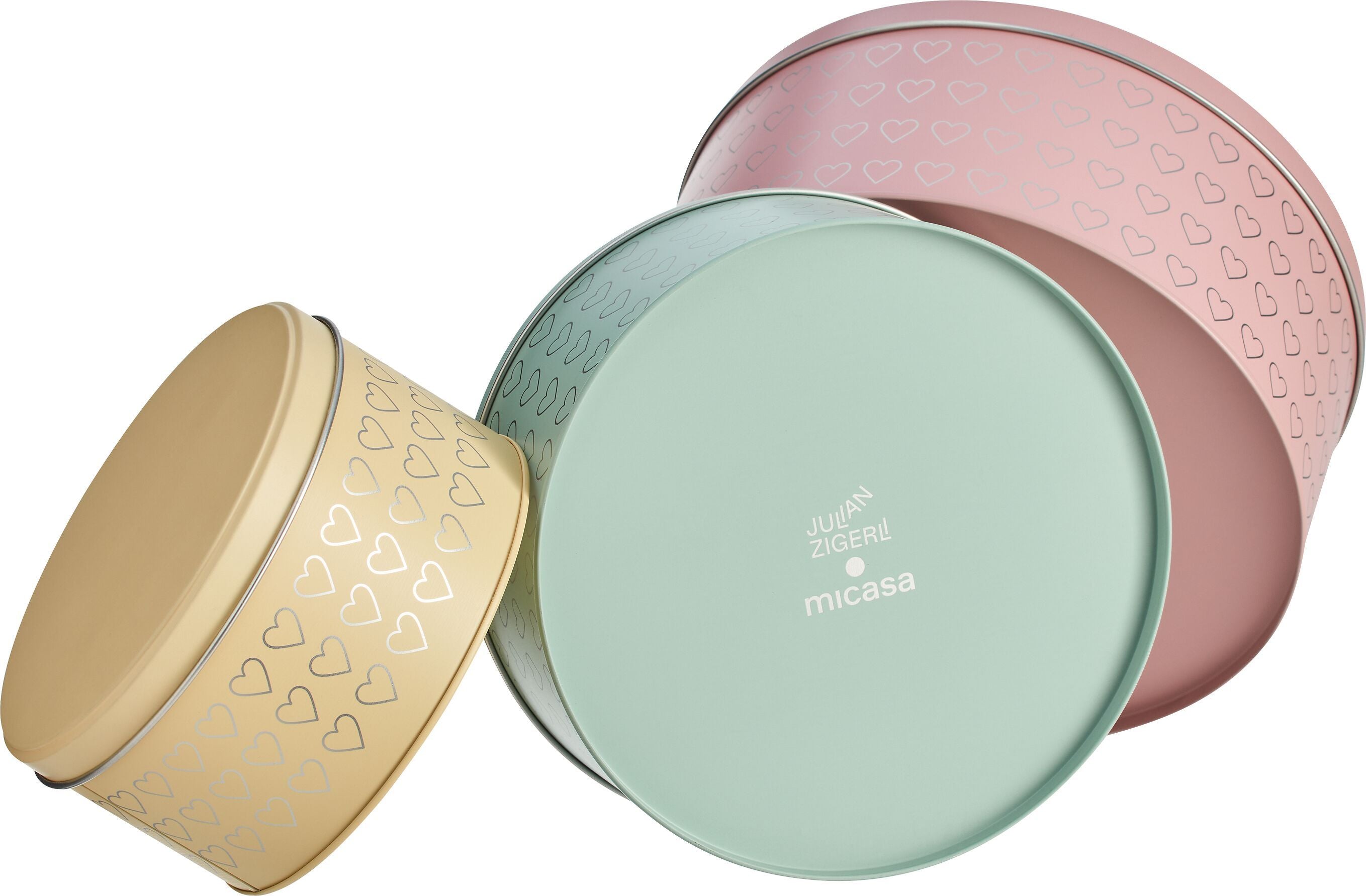 SE-ZIGERLI GEBAECKDOSEN 3ER-SET - Multicolor