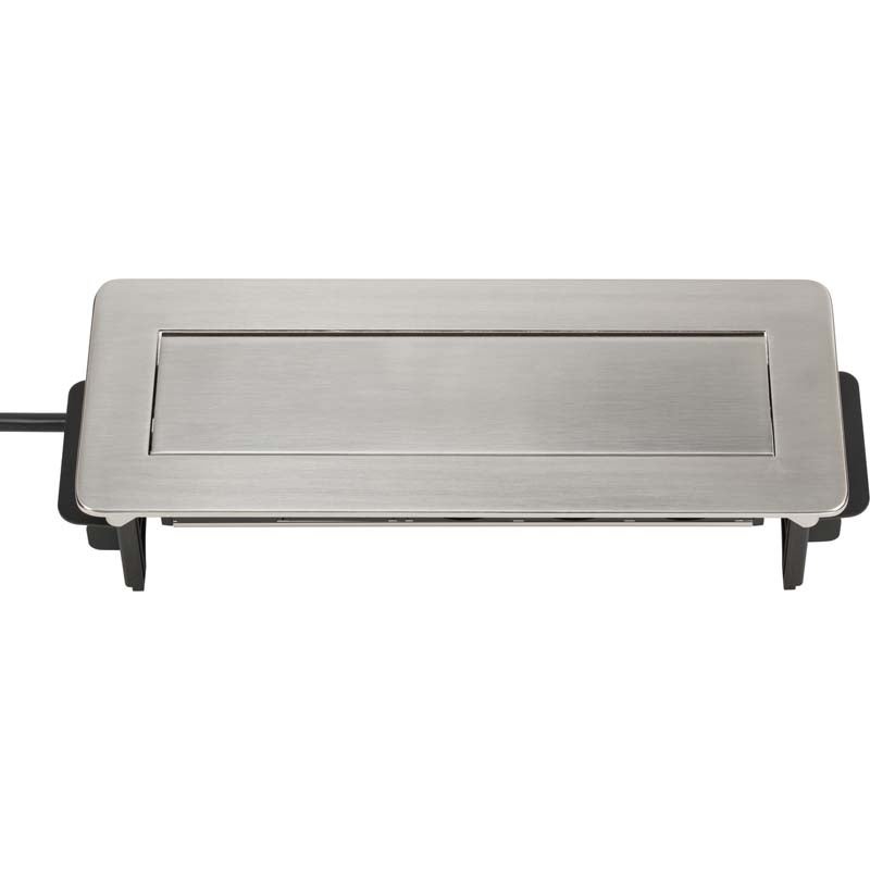 Brennenstuhl Indesk Power 1396200113 verzonken stekkerdoos 3-voudig met 2x USB