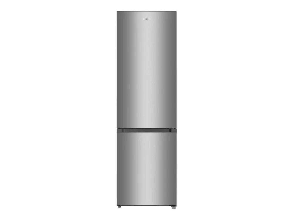 Gorenje RK4182PS4 - Køleskab/fryser - bund-fryser - bredde: 55 cm - dybde: 55.7 cm - højde: 180 cm - 269 liter - Klasse E - grå