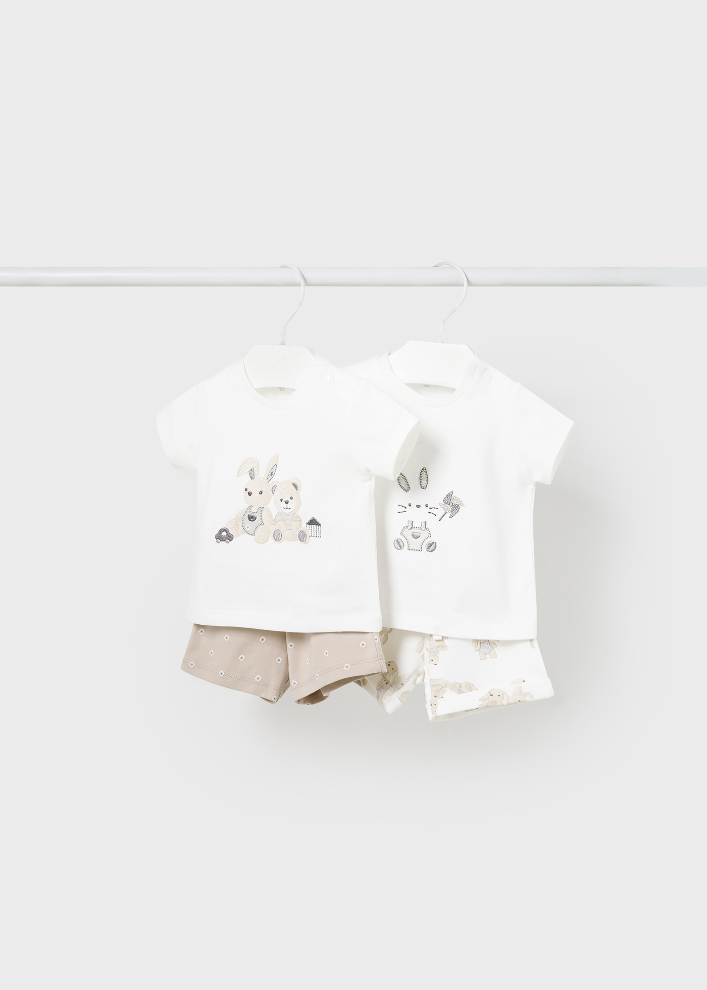 Conjunto de 4 peças Better Cotton para recém-nascidos na cor Jade