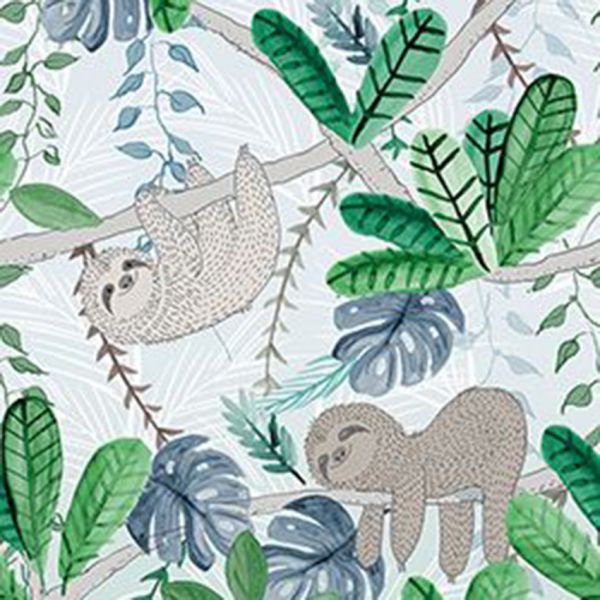 Behangexppresse Abby and Bryan Behang - Sloths Jungle - INK7212