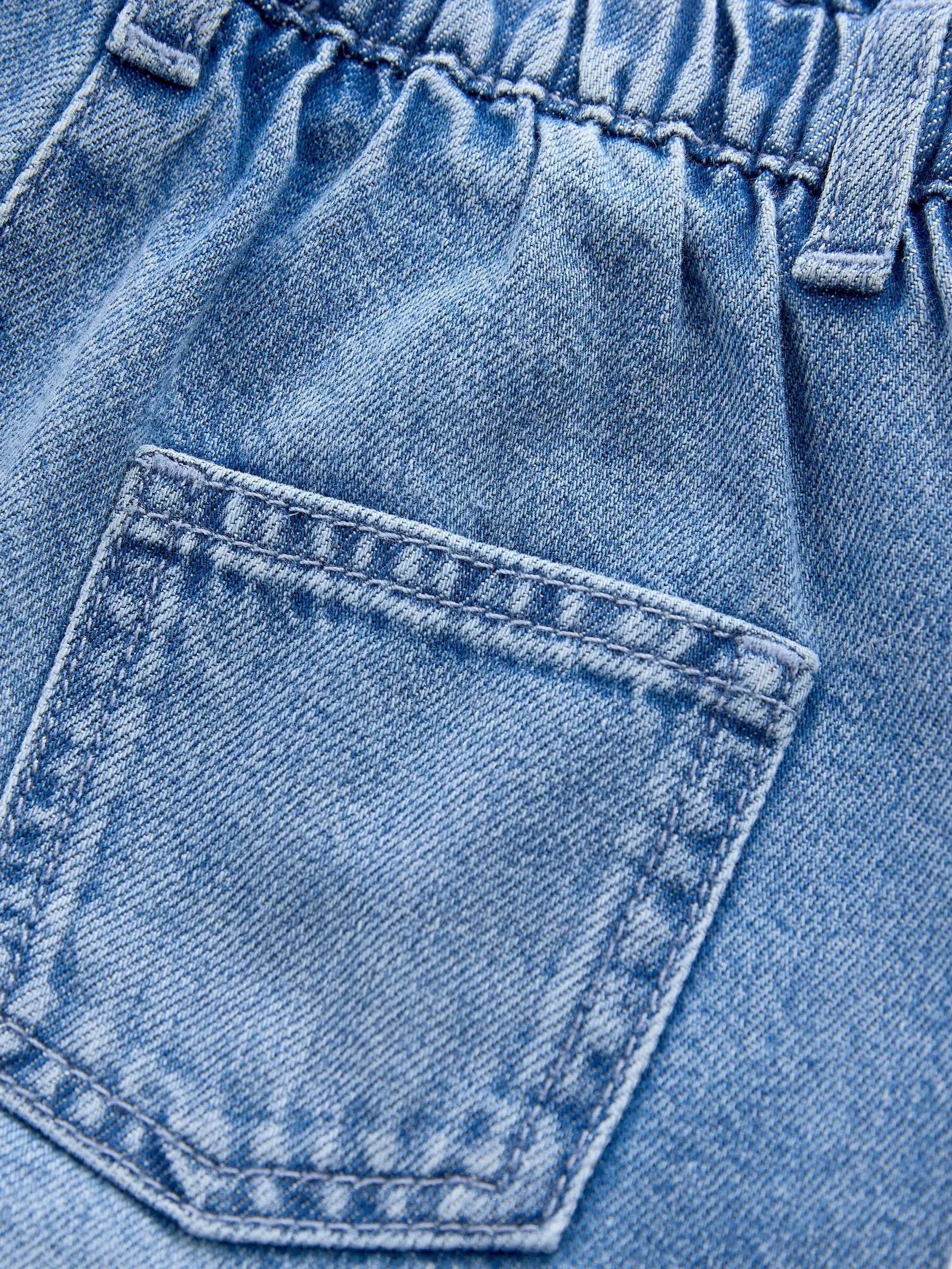 Blauwe denim - Jeans met wijde pijpen (3 mnd-7 jr)