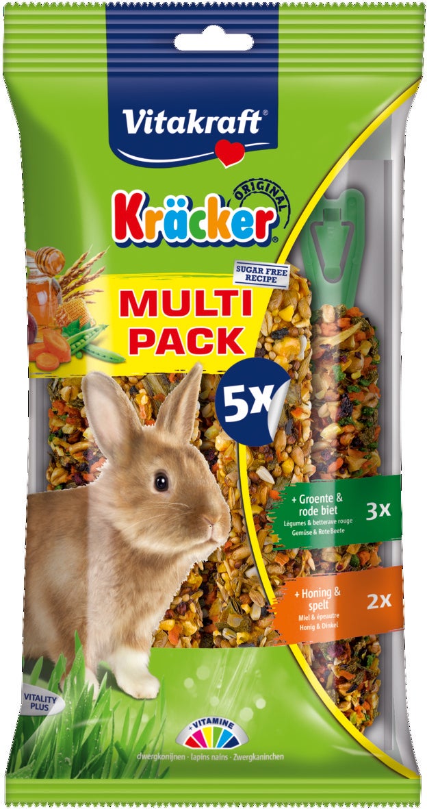 Vitakraft konijnensnack Kräcker multipack 5 stuks