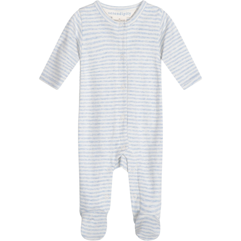 Køb Serendipity Mist/Offwhite Newborn Stripe Dragt
