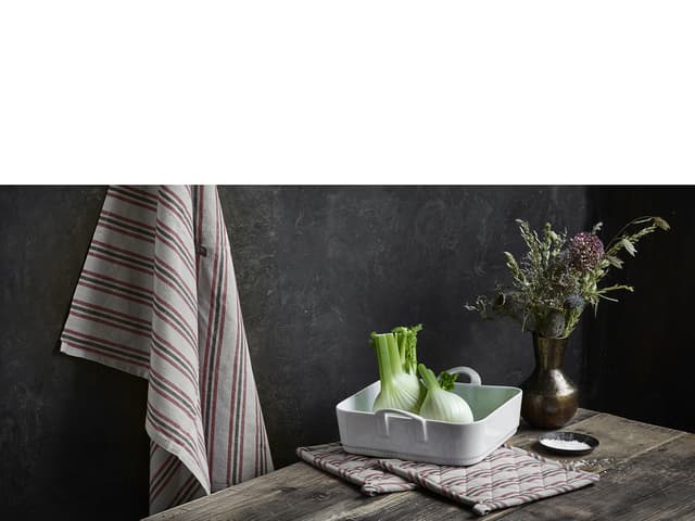 Pillivuyt Toulouse Fad 29 x 24 x 6 cm 3 liter Hvid