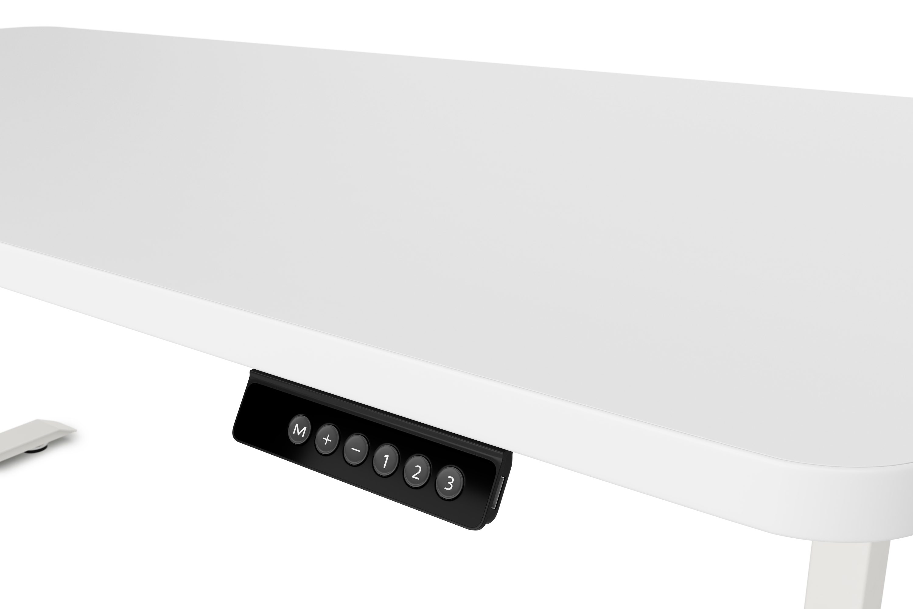 Stehpult elektrisch PREMIUM weiss 160 x 80 cm