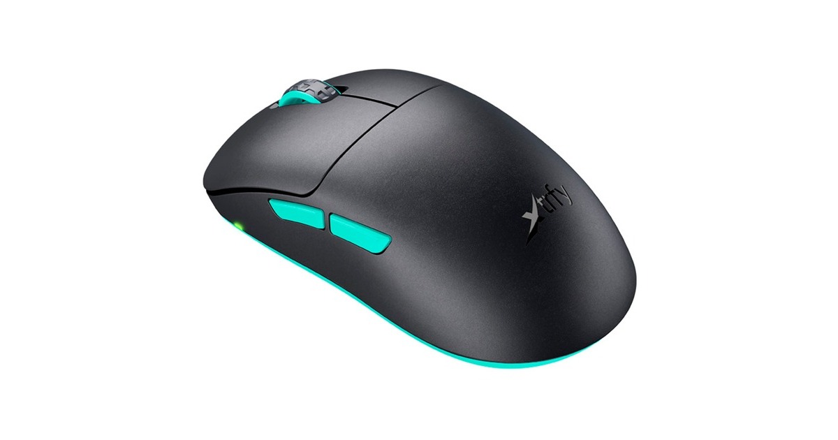 CHERRYXTRFY M8 Wireless gaming muis  (Zwart/mint, 400 - 26.000 DPI, USB / 2.4 GHz)