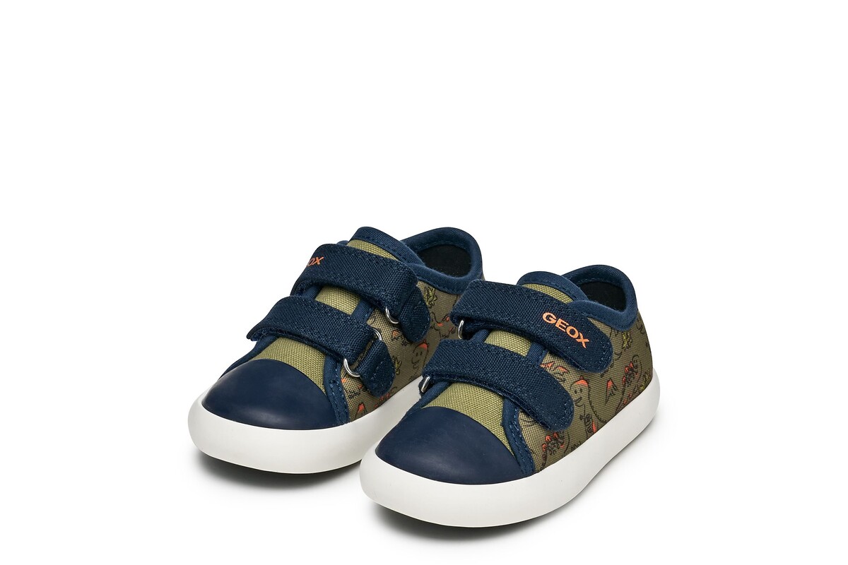 GEOX<br>Tênis respiráveis com velcro, Gisli