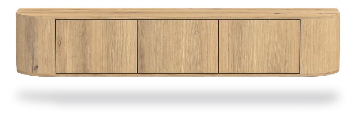 Hangend Tv-meubel Novero B180 x D35 x H33 cm