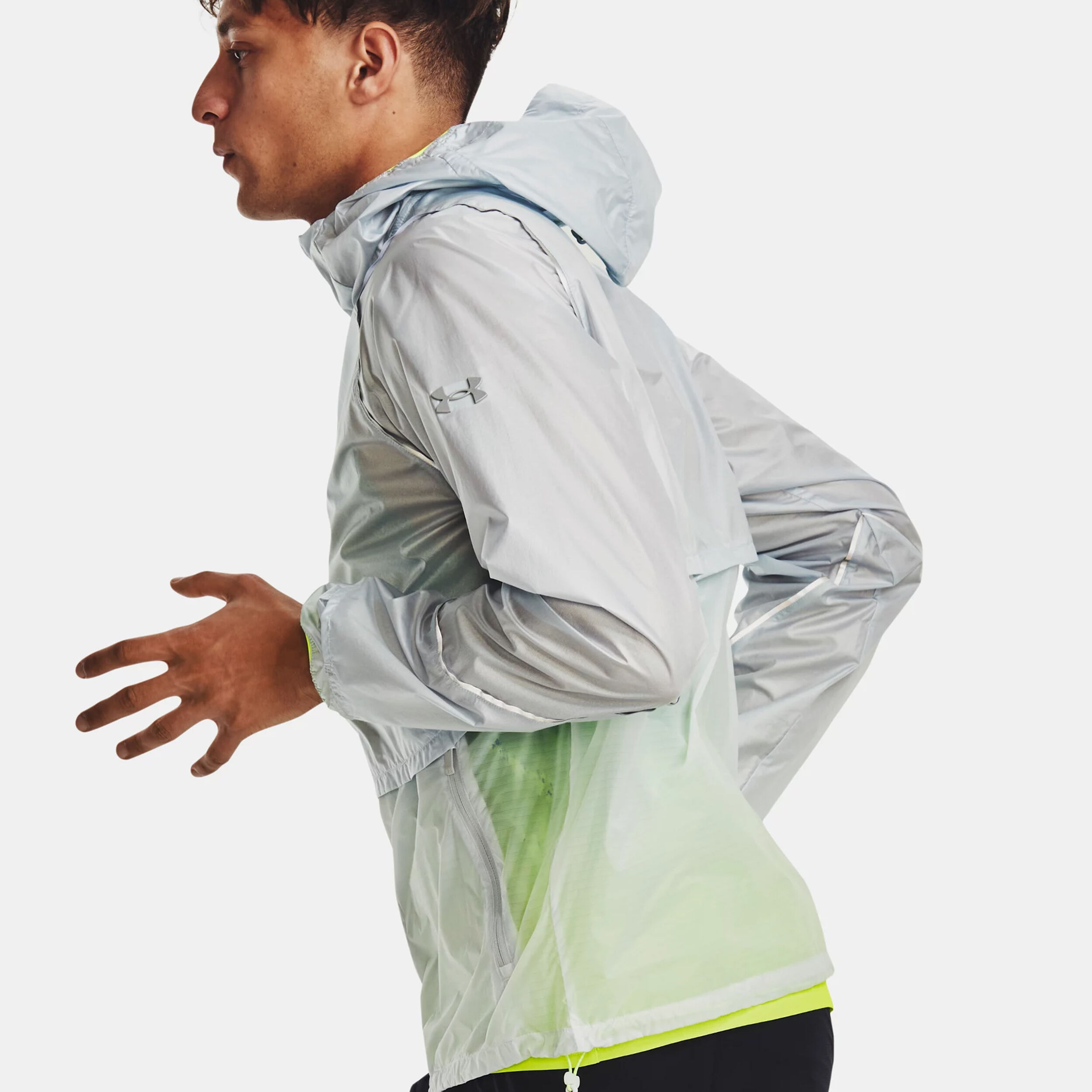 Under Armour Impasse Lightweight Run Veste Running Hommes - Gris