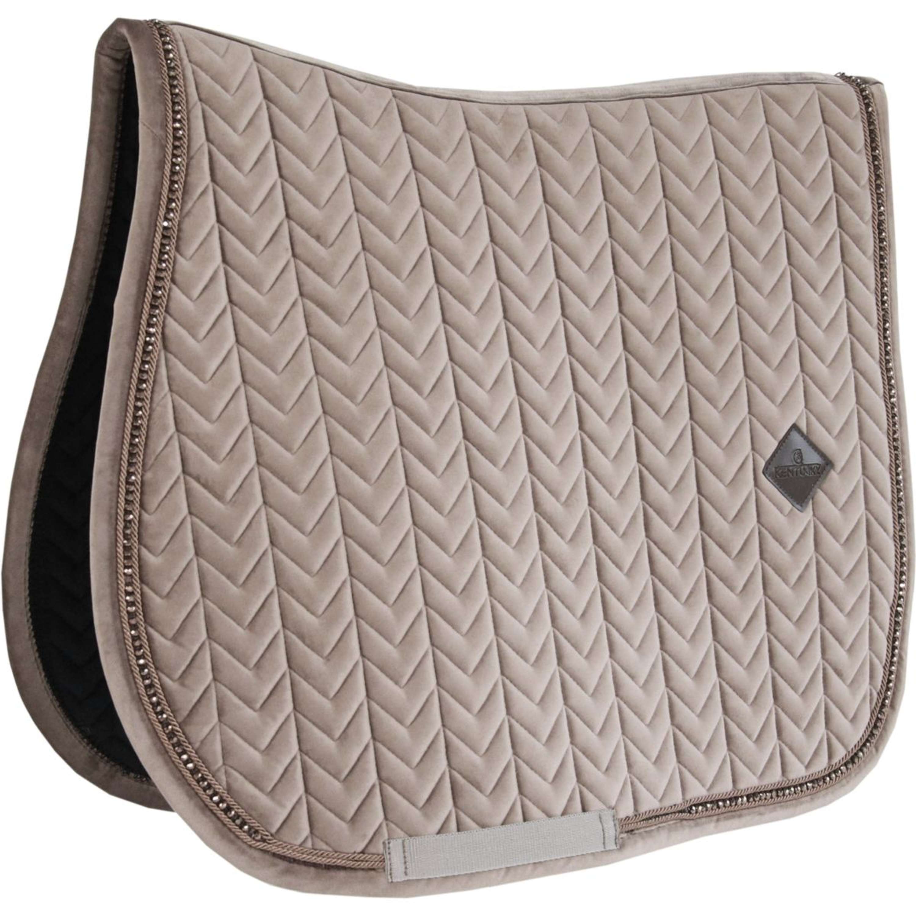Kentucky Zadeldekje Velvet Pearls Springen Beige