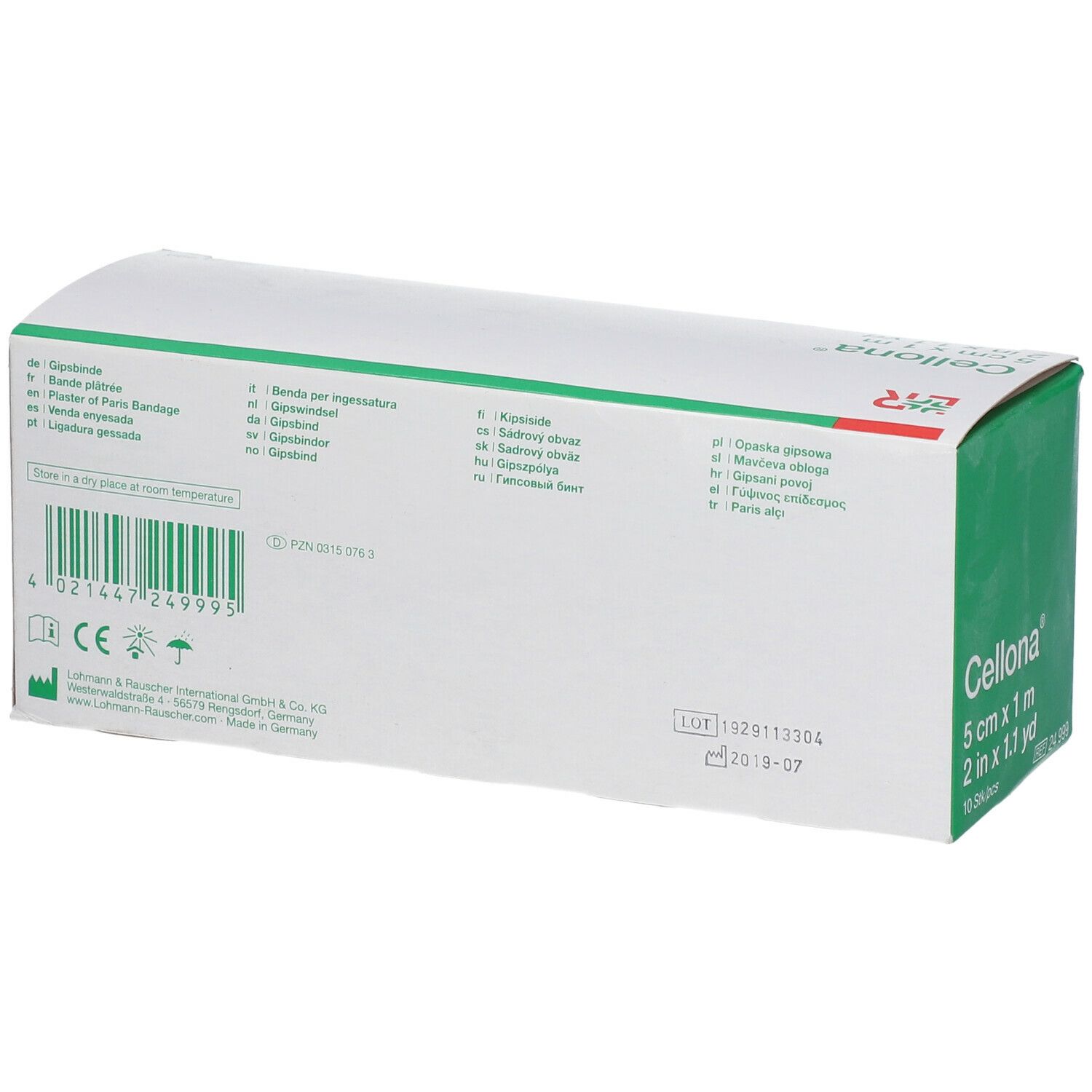 Cellona® Gipsbinde 5 cm x 1 m
