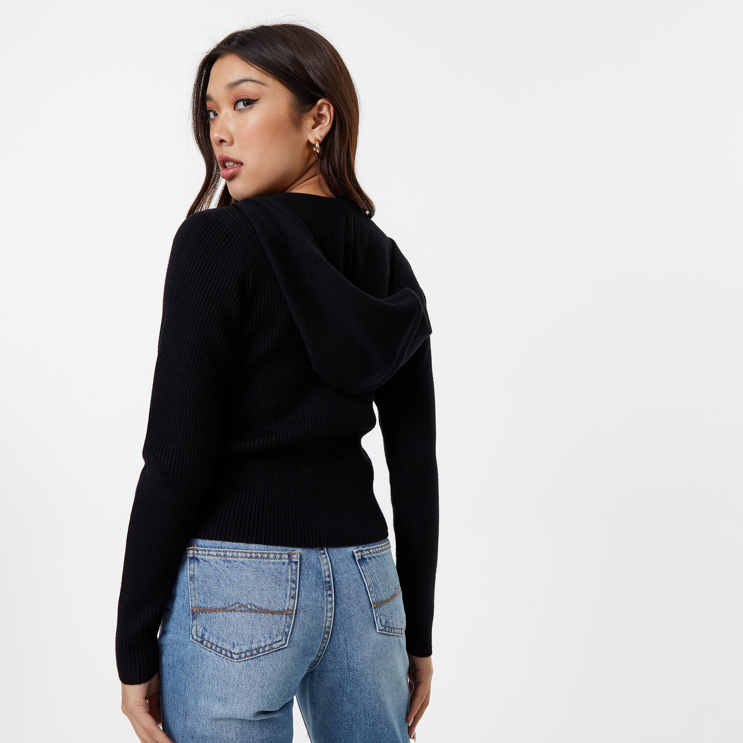 Jack Wills Ribbed Zip Up Hoodie
