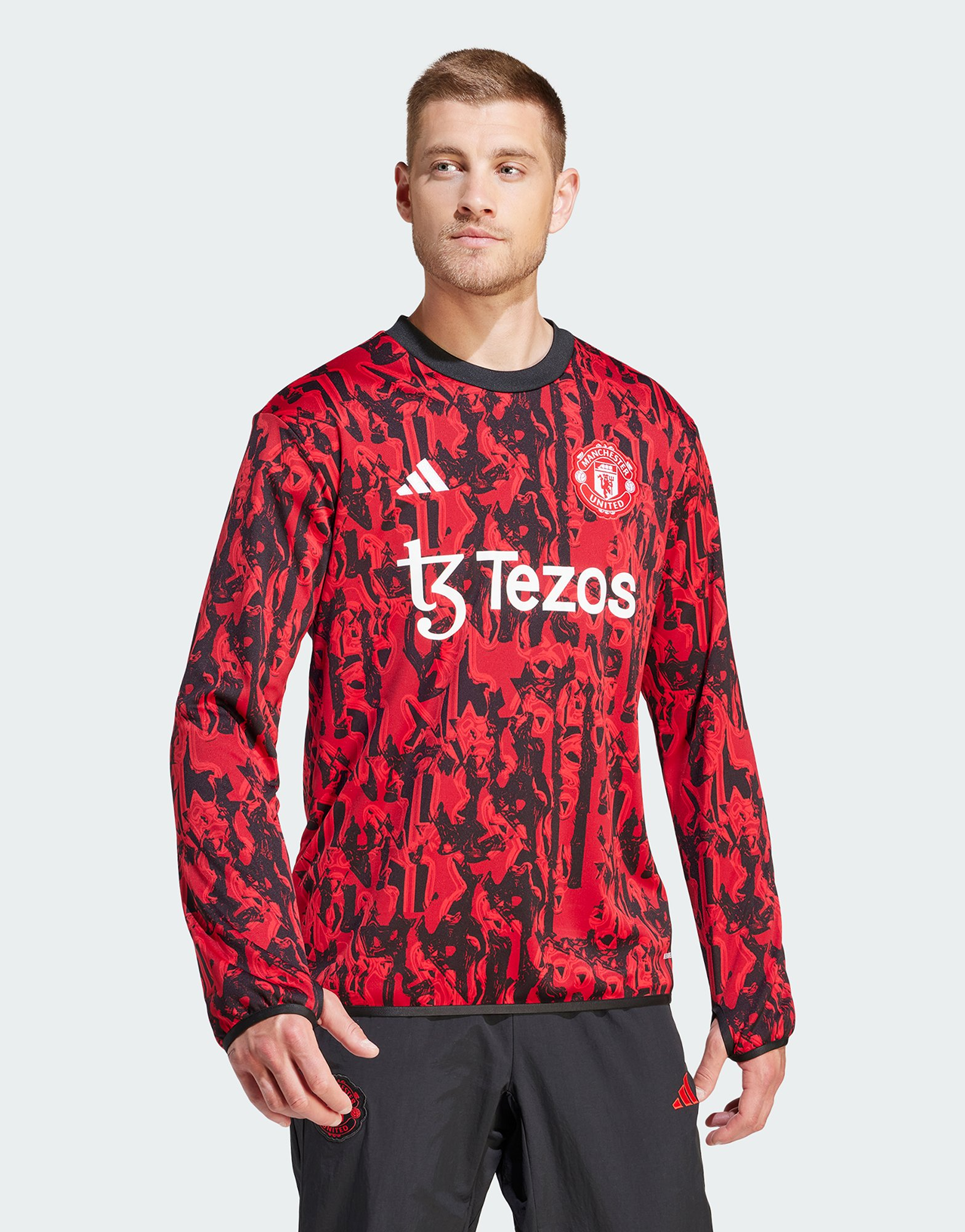 adidas Haut d'échauffement chaud Manchester United