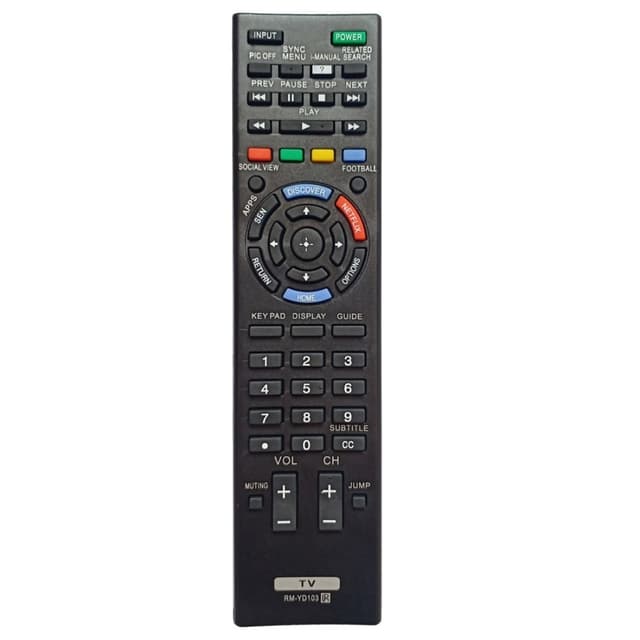 TV fjernbetjening Erstatning til RM-YD103 Sony TV