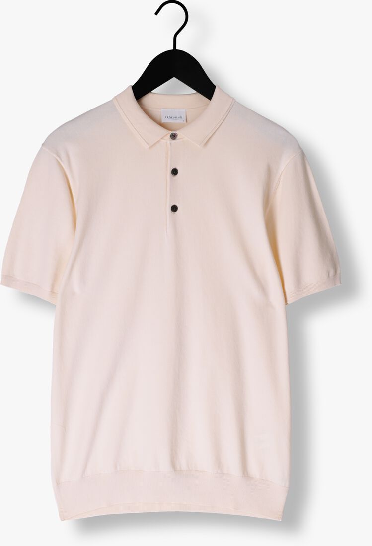 PROFUOMO gebroken wit profuomo polo polo short sleeve