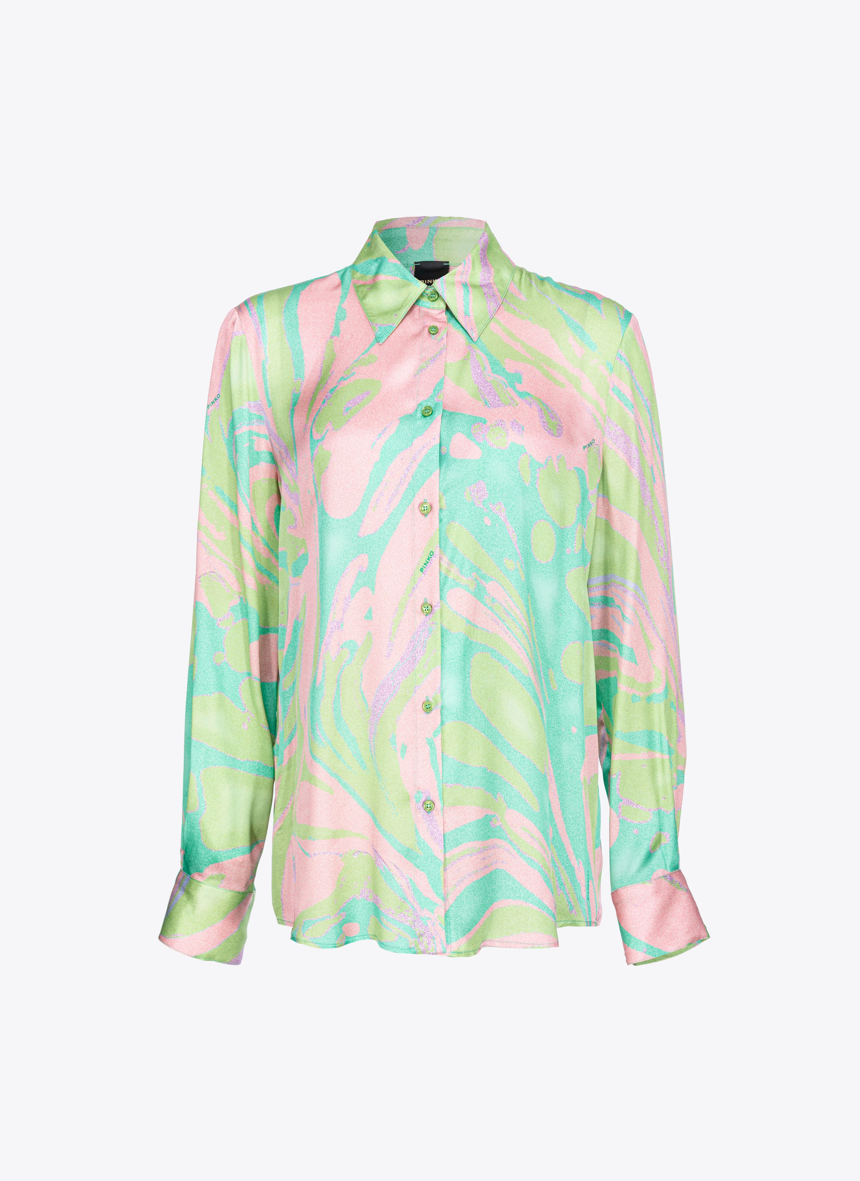 Chemise à imprimé splash | Multicolore