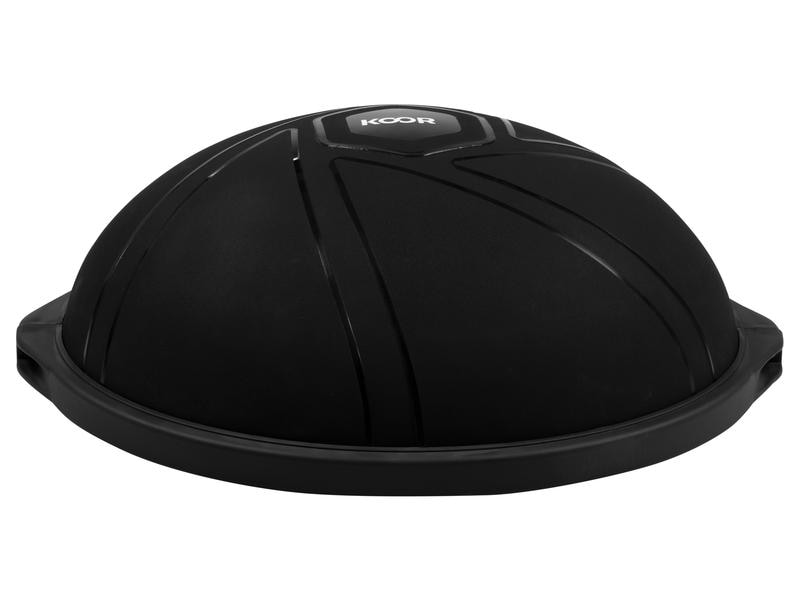 KOOR Balance Ball 63 cm, Schwarz Balancetrainer für Gleichgewichts- und Koordinationstraining