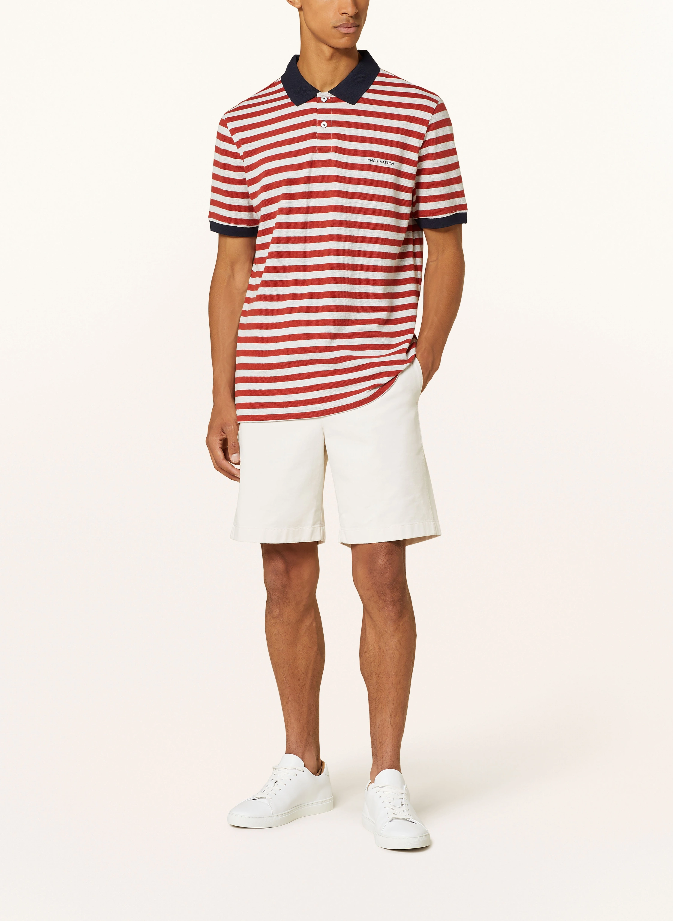 FYNCH-HATTON Piqué-Poloshirt