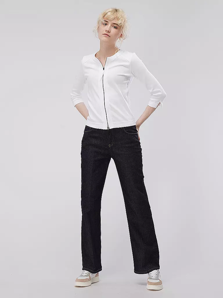 MOS MOSH Jeans Flared Fit MMCECILLIA COVER dunkelblau
