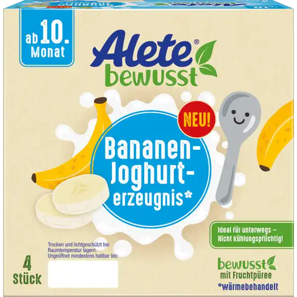 Bananen-Joghurt-Erzeugnis