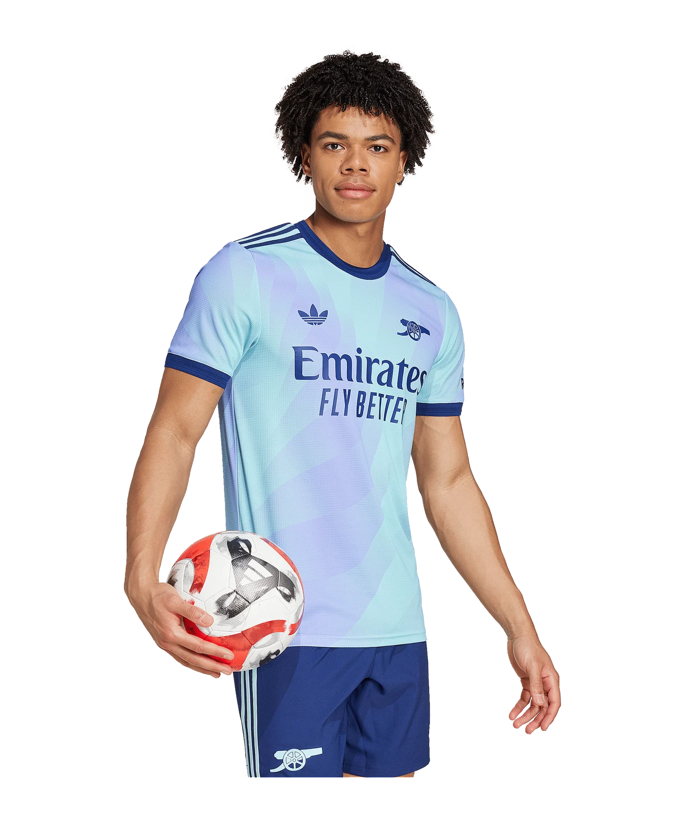 adidas Original FC Arsenal London Auth. Trikot 3rd 2024/2025 Türkis