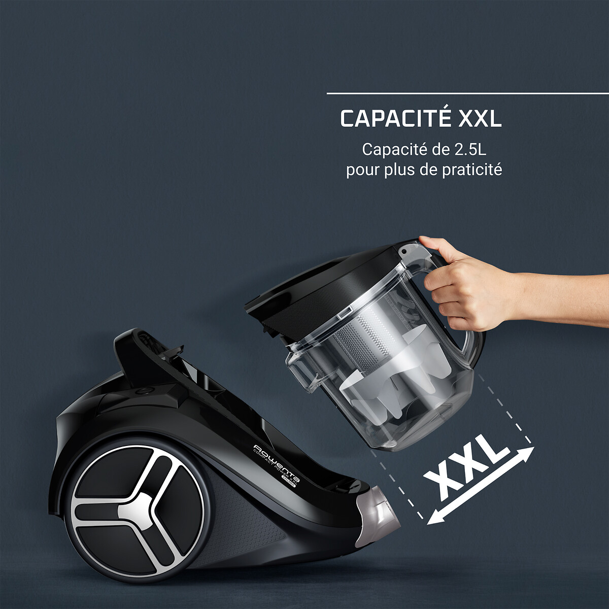 ROWENTA<br>Aspirador de Pó Sem Saco Power Cyclonic XXL RO4B11EA