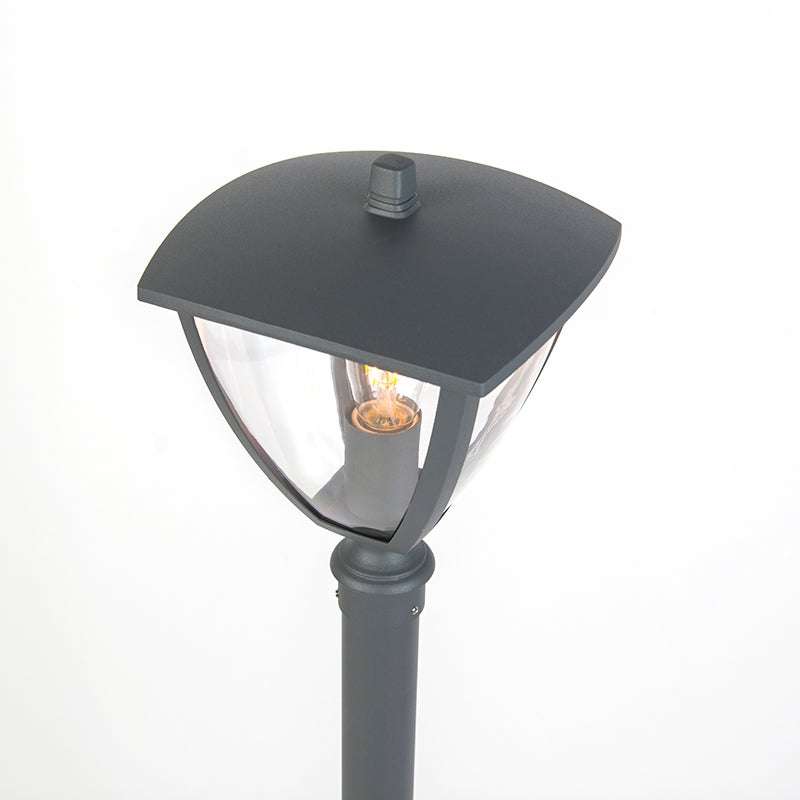 Moderne buitenlantaarn, donkergrijs, 136,5 cm - Platar