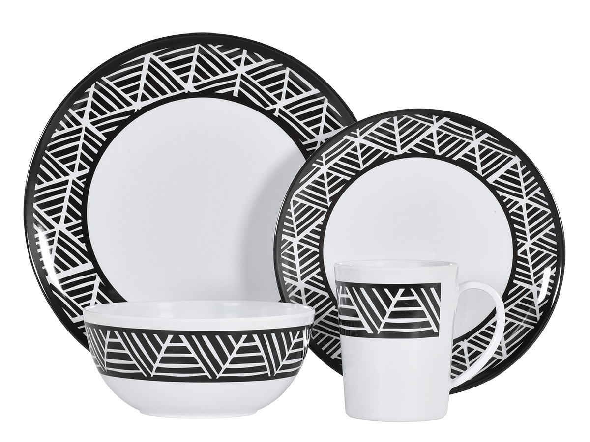 Obelink Stripe serviesset - 16-delig