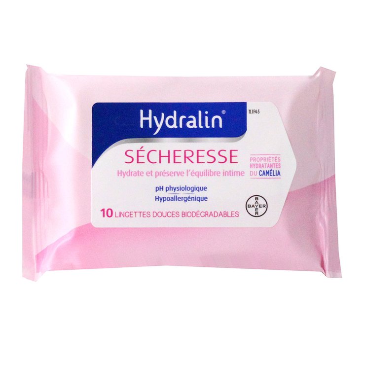 Sécheresse 10 lingettes intimes
