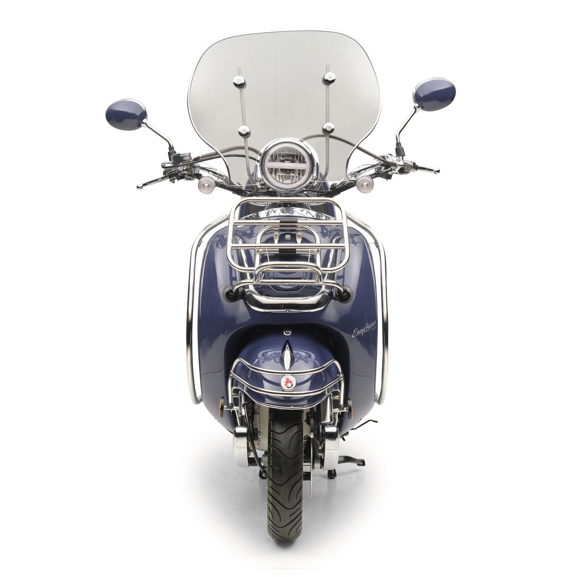 Retroroller EasyCruiser Dunkelblau 125ccm E5 Motorroller