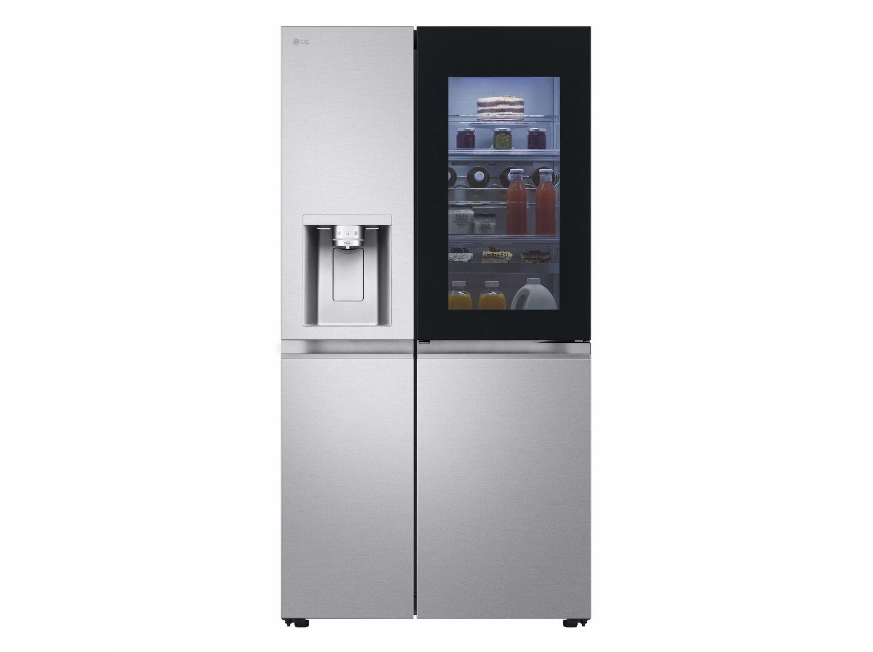 FRIGORÍFICO AMERICANO LG GSXE91MBAD INSTAVIEW SORBET METAL 628L