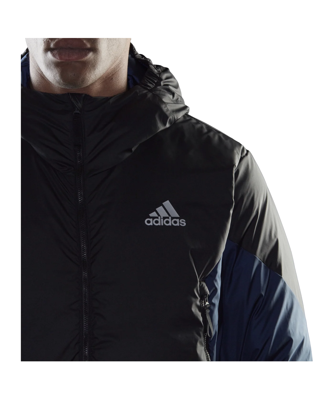 adidas 11.11 Daunenjacke Schwarz Blau