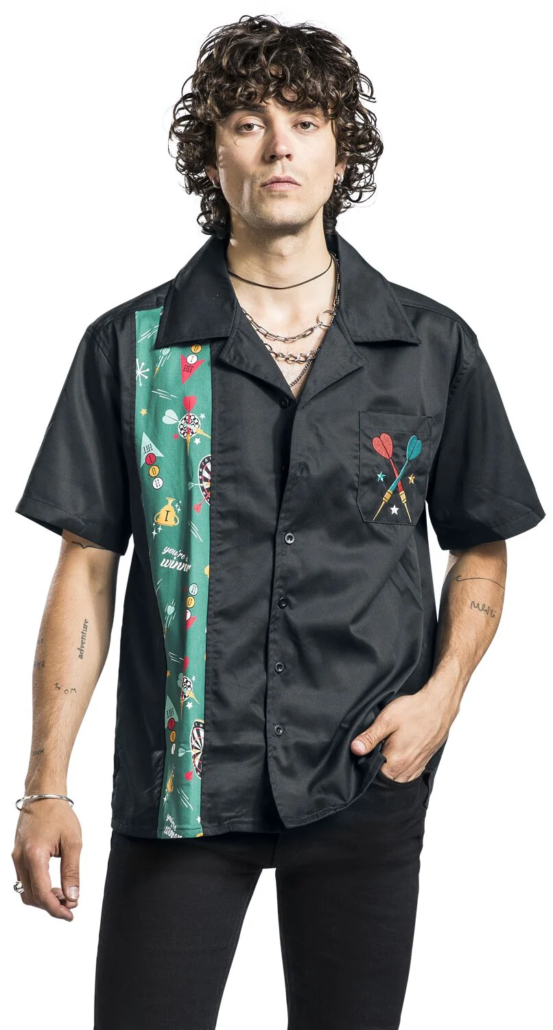 Darts Shirt | Banned Retro Chemise manches courtes