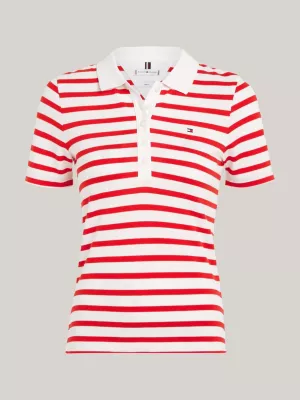 Polo listrada slim fit da coleção 1985