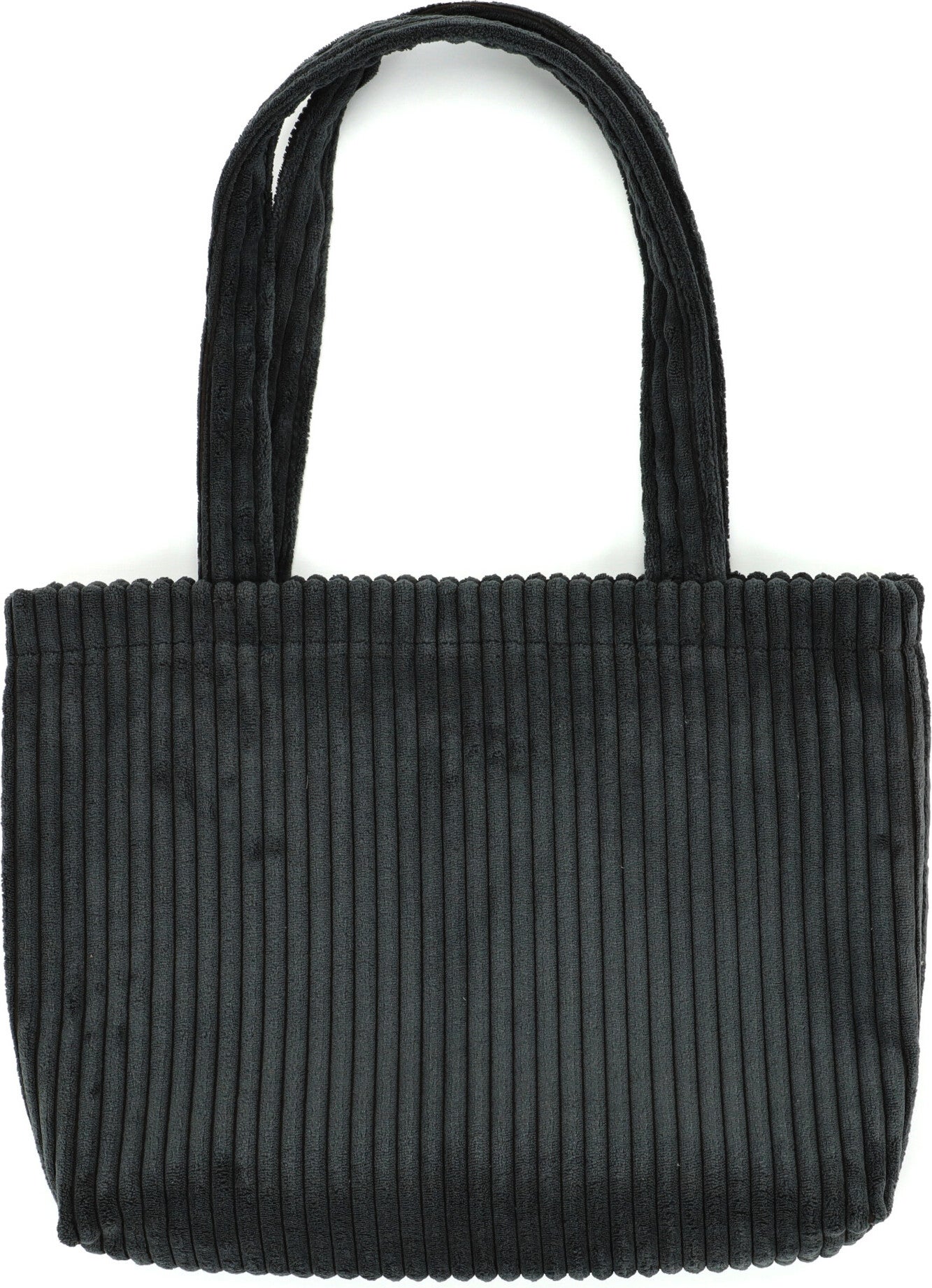 Intratuin shopper Rib zwart 46 x 35 x 2 cm