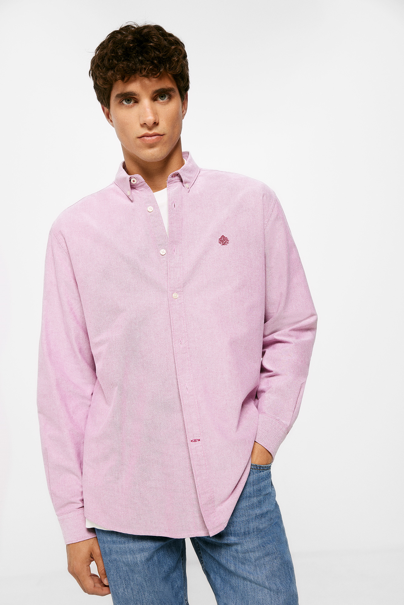 Cor da camisa Oxford
